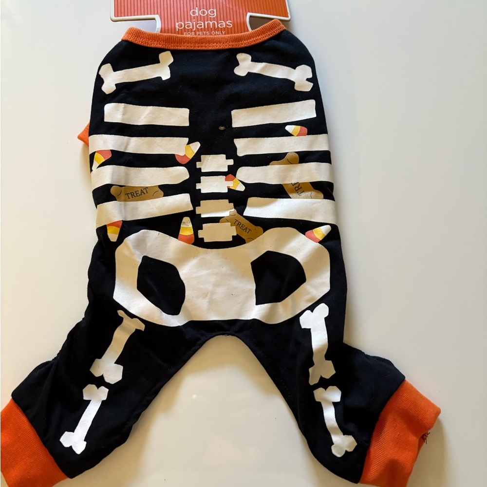 Halloween Skeleton Dog Pajamas